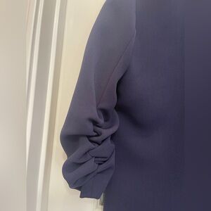 Armani Exchange Long Sleeve Dress in Deep Purple